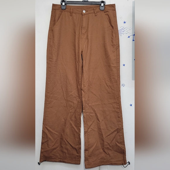 Shein Pants Wide Legs Size Large 8/10 - Picture 1 of 4